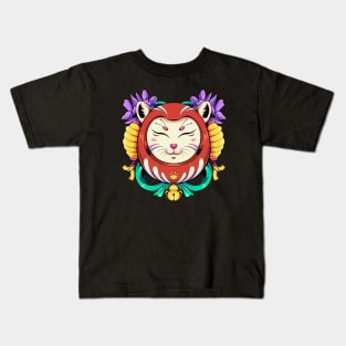 Daruma Cats Kids T-Shirt